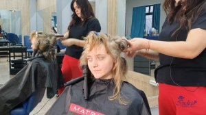 Турецкая укладка, укладка феном, локоны феном, укладка на длинный волос
