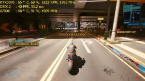 Cyberpunk 2077：i5 10600KF@5G VS i7 6700K@4.5G