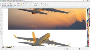 Part 4# Desain Cepat Pesawat Sukhoi Superjet 100 dengan CorelDRAW