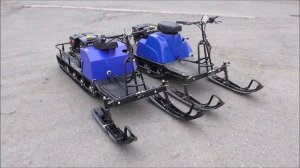 Мотобуксировщик Лидер-3-15Р LONG на длинной гусенице 3333 мм