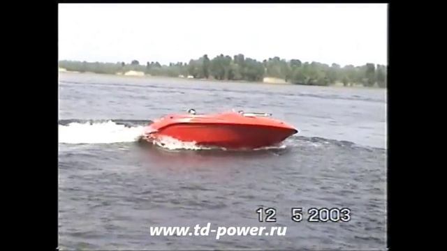 Самодельный водометный катер, двигатель МАЗДА 2.0, ВД 155 мм смотреть онлайн