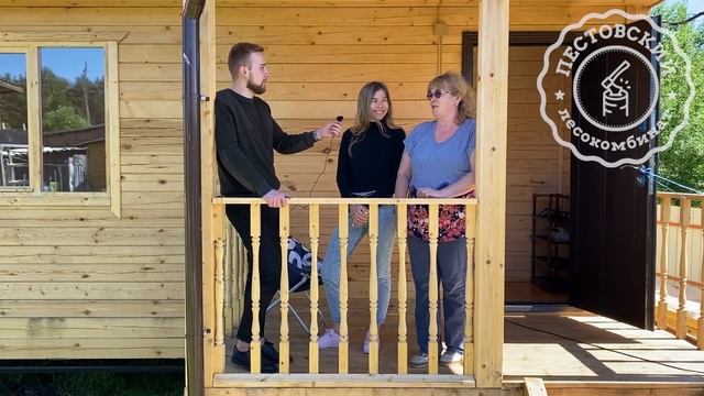 Уютный дом 6х7,5 метров на дачу из профилированного бруса камерной сушки. ЛО, Гатчинский р-н