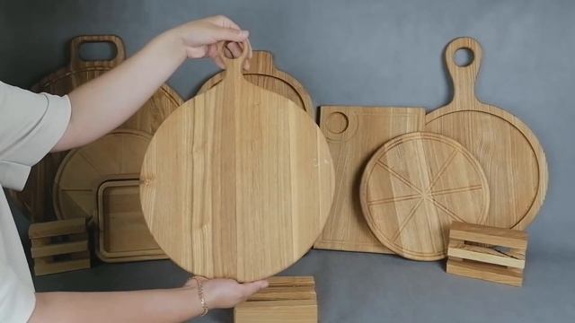 Видеообзор большой круглой доски из ясеня Wood&Stone