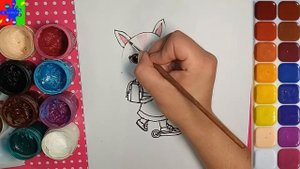 Кошечки-собачки рисуем Алису из мультика. Простые рисунки для детей.