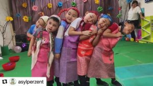 Шуточное видео на 8 марта. 8 наурызға би. Детский сад, балабақша “Асыл Перзент”