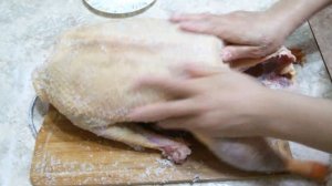 Вяленый гусь по татарский.