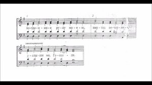 Господи воззвах, запев и стихира глас 7 партия бас mp4