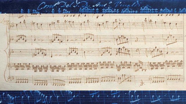 VIVALDI  Concerto RV 101 in G major  first version of Op. 10 No. 6  Manuscript copy