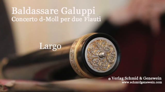 Baldassare Galuppi Concerto per due Flauti d-Moll смотреть онлайн