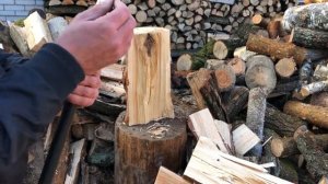 Топор клоун Fiskars X21 тест сравнение с Haisser 2.5кг