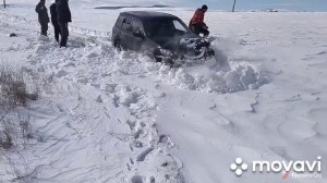 mitsubishi airtrek на снегу