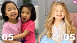 Emma and Kate (Kaji Family) VS Kids Diana Show Transformation 👑 New Stars From Baby To 2024