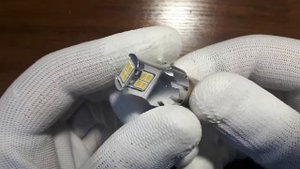 Светодиодная LED лампа Atomic 12 SMD3020 P21W BA15S - обзор