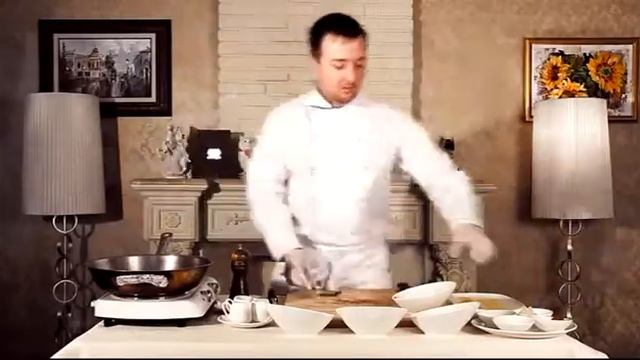Ресторан Перцоv. Приготовление on line. Итальянская паста с морепродуктами