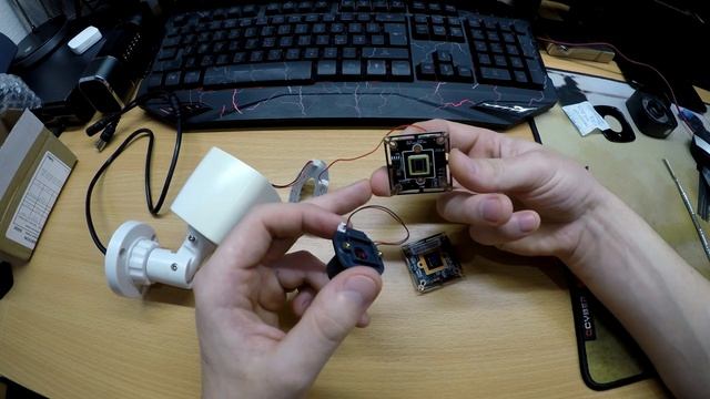 Ремонт камеры видеонаблюдения AHD. Видео наблюдение дома