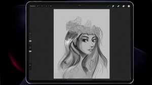 Как рисовать в Procreate ( Процесс рисования девушки в Procreate) Рисую напланшете ( болтаем)