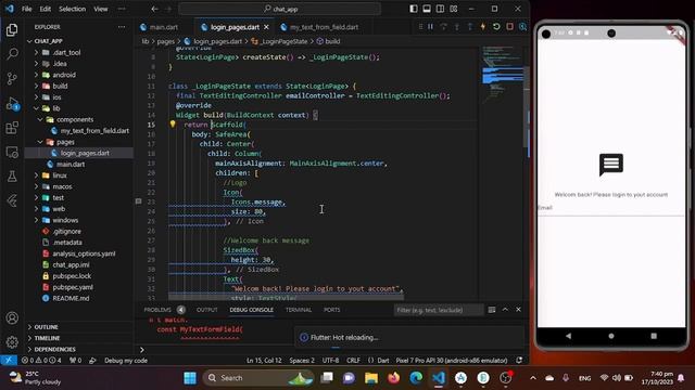 Chat App • Full Tutorial From Scratch | Flutter X Firebase | Login Page | Episode 2
