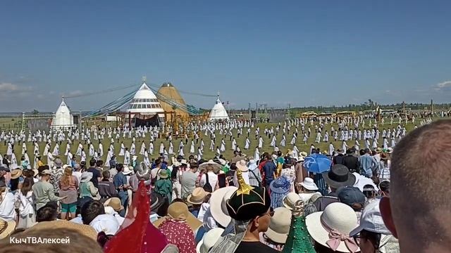 Якутск. Национальный праздник Ысыах. Открытие. 24 июня 2023г. смотреть онлайн