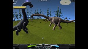 Brachiosaurus vs Diplodocus Dinosaur Tournament S1 - SPORE