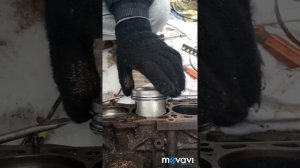 Установка колец на поршня!ауди 100 2.3 с4