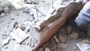 Демонтаж подоконного блока (Москва, Красногорский бульвар, 20)