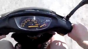 разгон на Honda Dio AF35 ZX