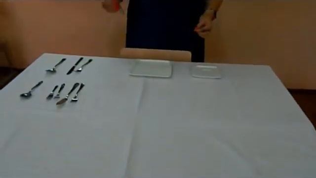 Сервировка стола Урок 1