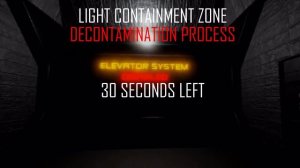 SCP Secret Laboratory Light Containment Zone Decontamination Process Dialogues