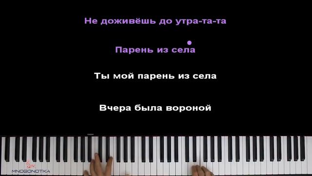 АНЯ POKROV - Парень из села ● караоке | PIANO_KARAOKE ● ᴴᴰ + НОТЫ & MIDI смотреть онлайн