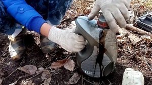 убираем пень или печь на отработке из пня