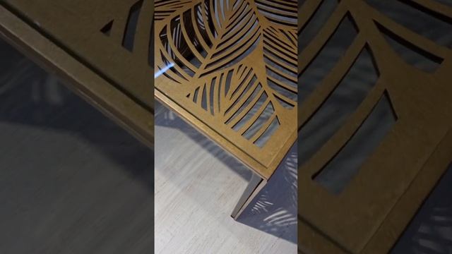 Журнальный золотой столик с подсветкой МебельШа смотреть онлайн