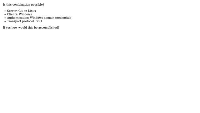 DevOps & SysAdmins: How to setup Git Linux server for Windows domain clients via SSH? смотреть онлайн