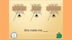 Gerund or infinitive game