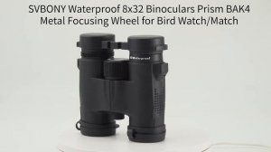 SVBONY SV47 8x32 HD Waterproof Roof Prism BAK4 Binoculars Telescope for Bird Watching