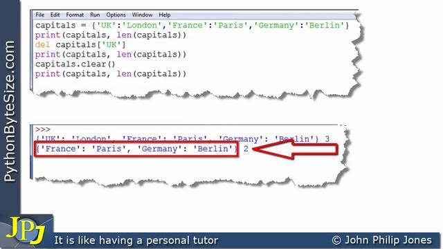 Deleting and Clearing Python Dictionary items смотреть онлайн