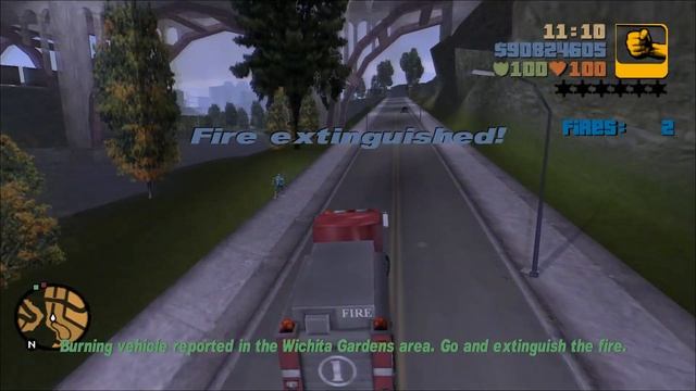 GTA III - Как отключить таймер пожарной миссии? смотреть онлайн