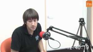 Сергей Елгазин в студии Фонтанка FM (про новогодние шоу)