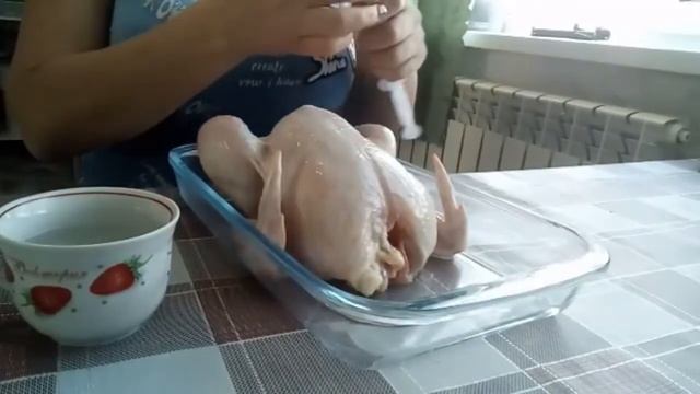 Курица варёно-копчёная