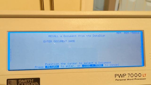 Its Alive! Smith Corona PWP 7000 LT - Portable Word Processor / Terminal - Lithium Ion Battery Mod смотреть онлайн