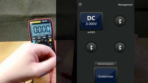 ANENG AN9002 - Цифровой True-RMS мультиметр с Bluetooth