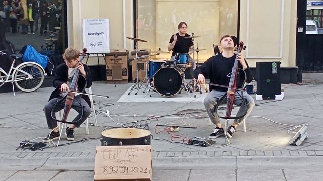 Трио им.Чайковского - Deep Purple - Smoke on the Water (cello cover)