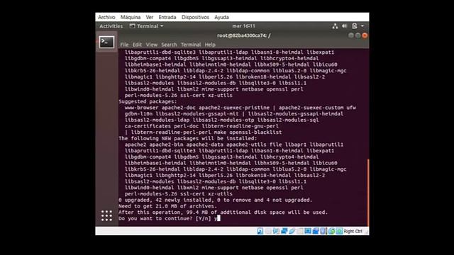 Creacion de container en docker con Apache2 смотреть онлайн