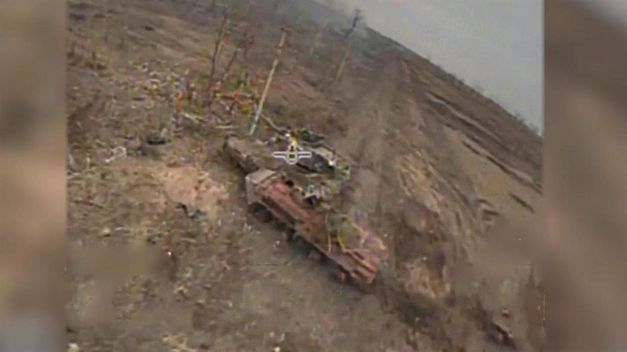 Российские военные поразили еще один американский танк "Абрамс"