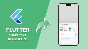 How to share Text, Image & Link in Flutter App?