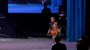 Акробатческий фитнес девочки до 9 лет. Произвольная программа. Радмила Лунегова.