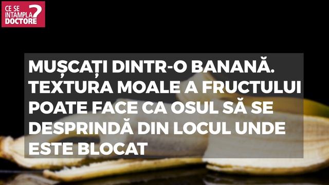 Ți-a rămas un os de pește în gât? Iată ce trebuie să faci смотреть онлайн