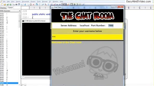 Simple Chat Application : Java swing, Socket Programming смотреть онлайн
