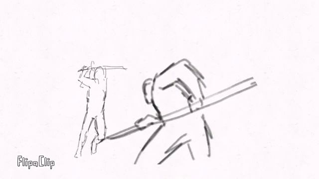 Flipaclip sakuga fight animation (swords) - practice смотреть онлайн
