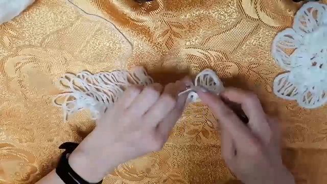 МК Цветок в технике вязания крючком на вилке  ПДО Данилова О С смотреть онлайн