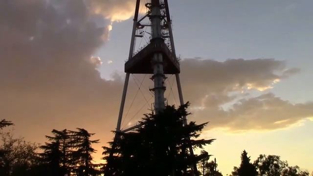 Грузия Тбилиси Фуникулер на гору Мтацминда смотреть онлайн